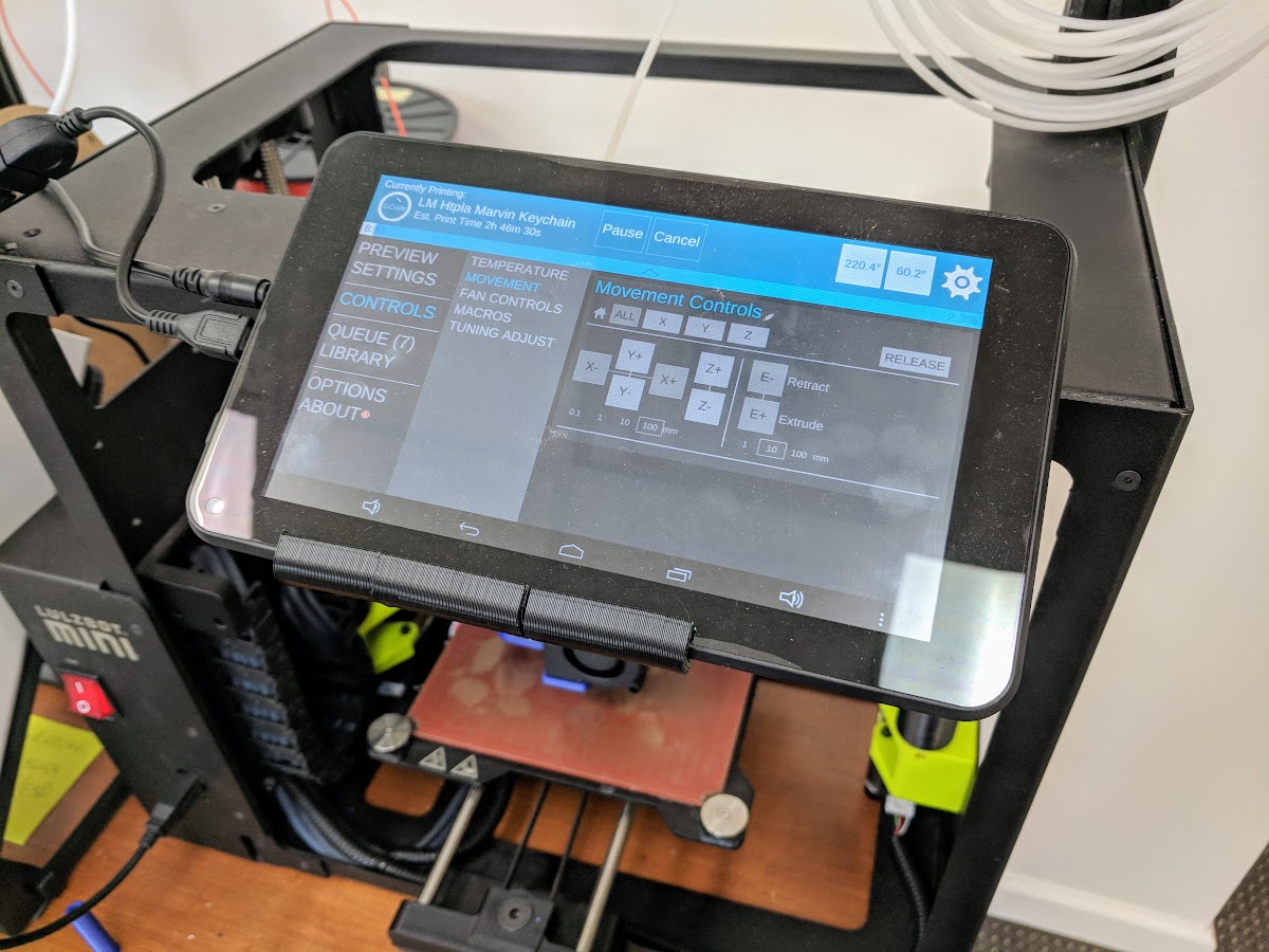 Matter Control Touch 3D printer control tablet IT-Works